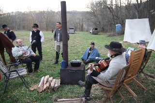 Union Guests in a Confederate Camp